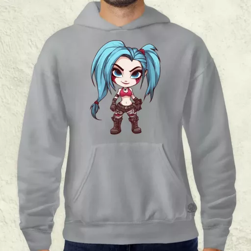 Chibi Jinx v3 férfi pulóver