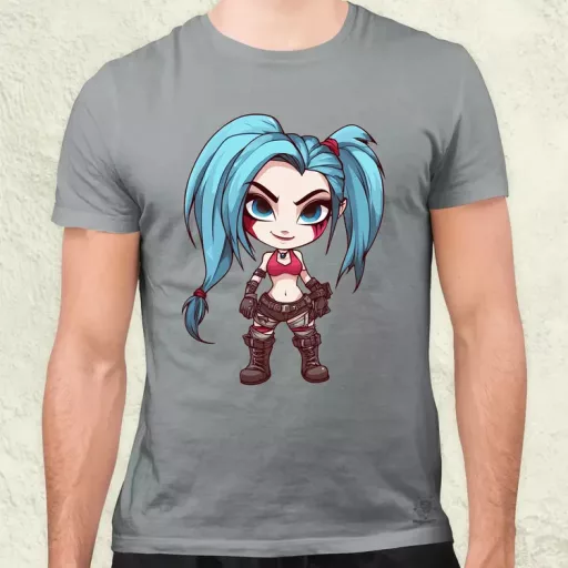 Chibi Jinx v3 férfi póló