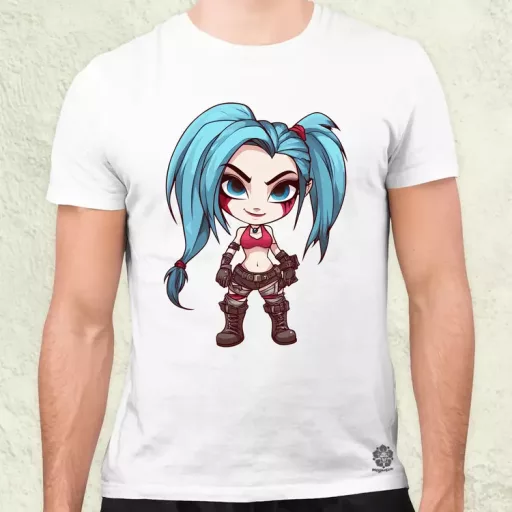 Chibi Jinx v3 férfi póló