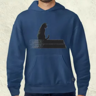 Pixel macska v1 férfi pulóver