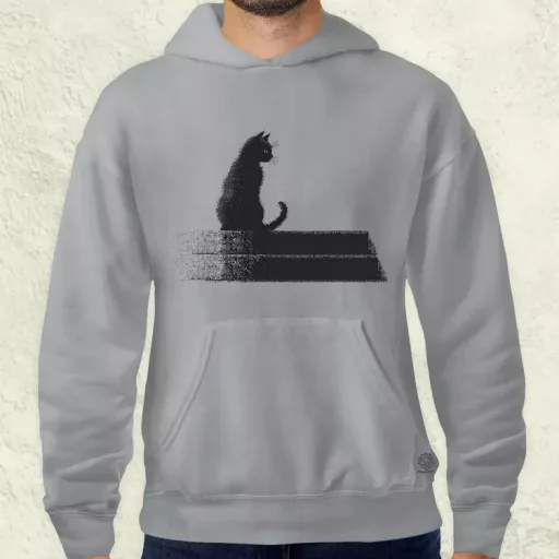 Pixel macska v1 férfi pulóver