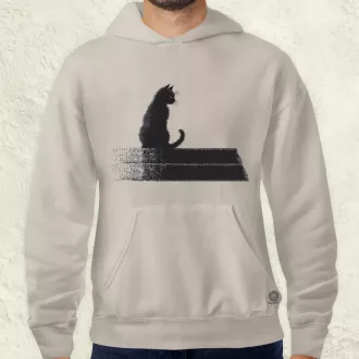Pixel macska v1 férfi pulóver