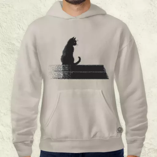 Pixel macska v1 férfi pulóver