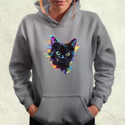Pixel macska v2 női pulóver