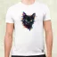 Pixel macska v2 férfi póló
