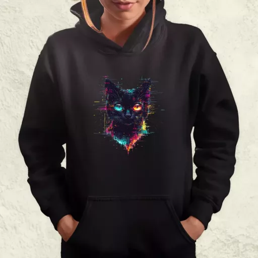 Pixel macska v4 női pulóver