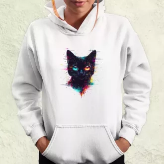 Pixel macska v4 női pulóver