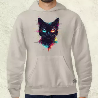 Pixel macska v4 férfi pulóver