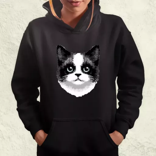 Pixel macska v6 női pulóver