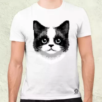 Pixel macska v6 férfi póló