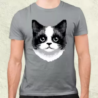 Pixel macska v6 férfi póló