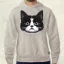 Pixel macska v8 férfi pulóver