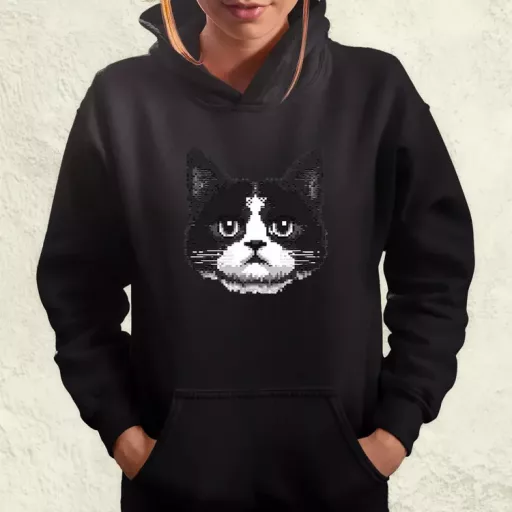 Pixel macska v8 női pulóver