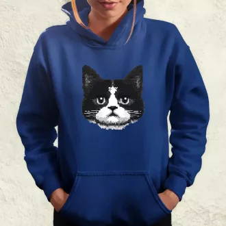 Pixel macska v8 női pulóver