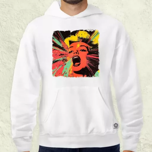 Pop art Marilyn Monroe v5 férfi pulóver