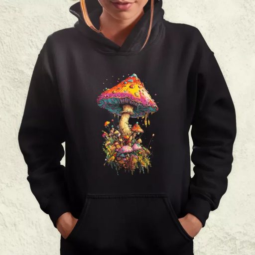 Pszichedelikus varázsgomba v17 női pulóver