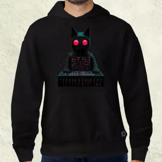 Synthwave Dj v2 férfi pulóver