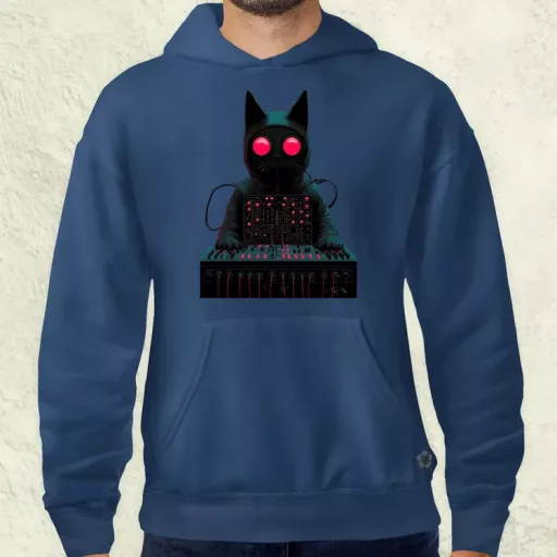 Synthwave Dj v2 férfi pulóver