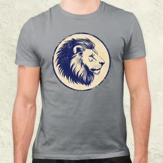Oroszlán sziluett v2 férfi póló