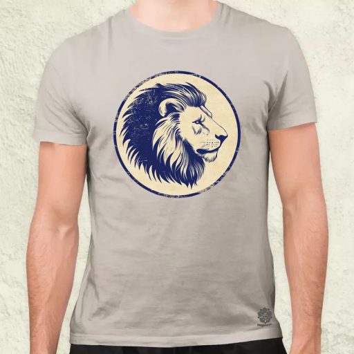 Oroszlán sziluett v2 férfi póló