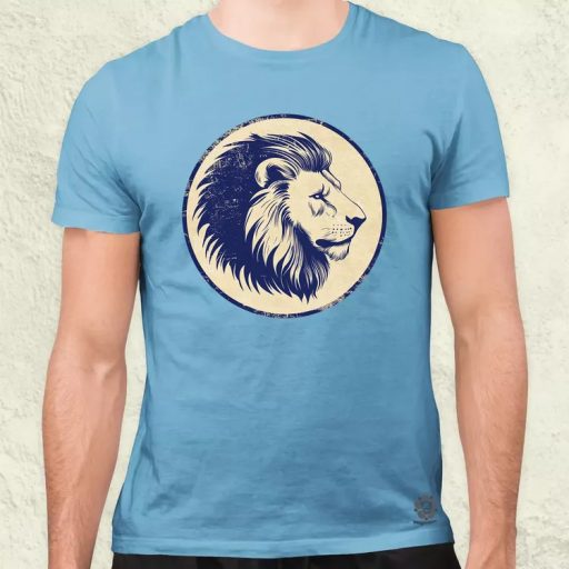 Oroszlán sziluett v2 férfi póló
