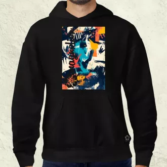 Absztrakt graffiti v3 férfi pulóver