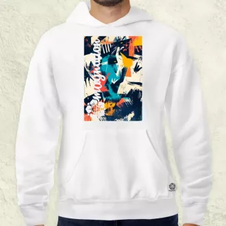 Absztrakt graffiti v3 férfi pulóver