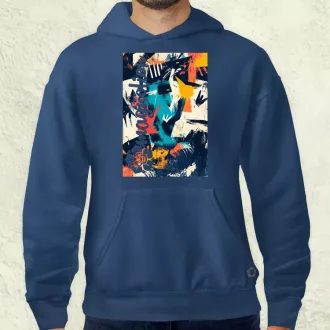 Absztrakt graffiti v3 férfi pulóver