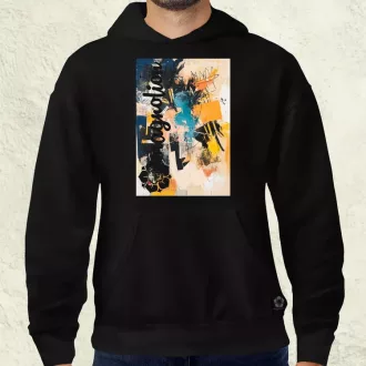 Absztrakt graffiti v5 férfi pulóver