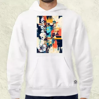 Absztrakt graffiti v6 férfi pulóver