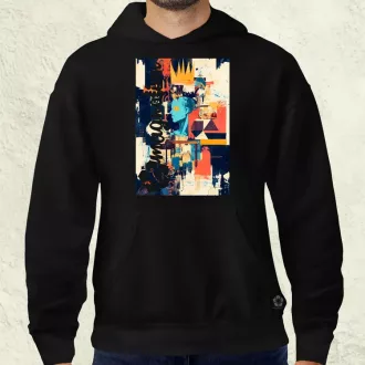 Absztrakt graffiti v6 férfi pulóver