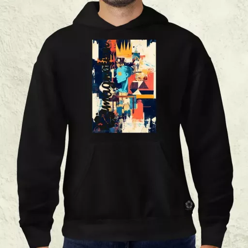 Absztrakt graffiti v6 férfi pulóver