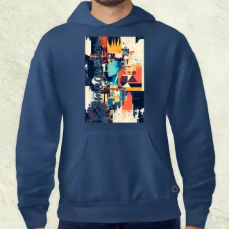 Absztrakt graffiti v6 férfi pulóver