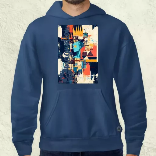Absztrakt graffiti v6 férfi pulóver