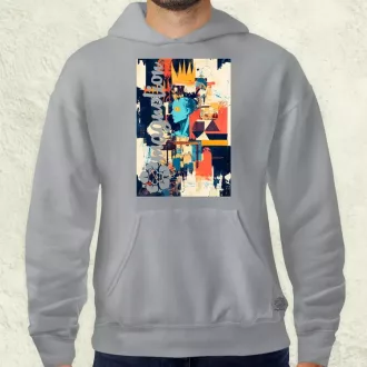 Absztrakt graffiti v6 férfi pulóver