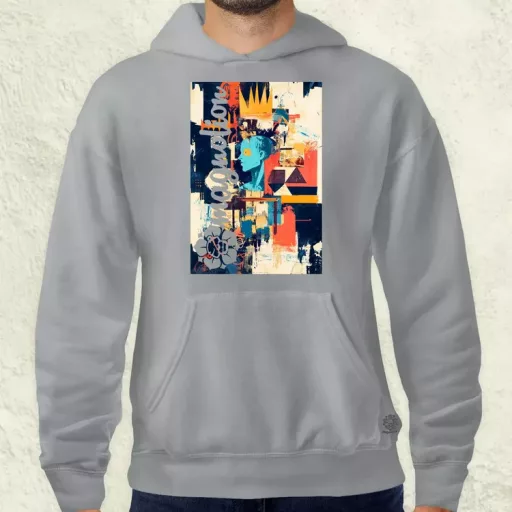 Absztrakt graffiti v6 férfi pulóver