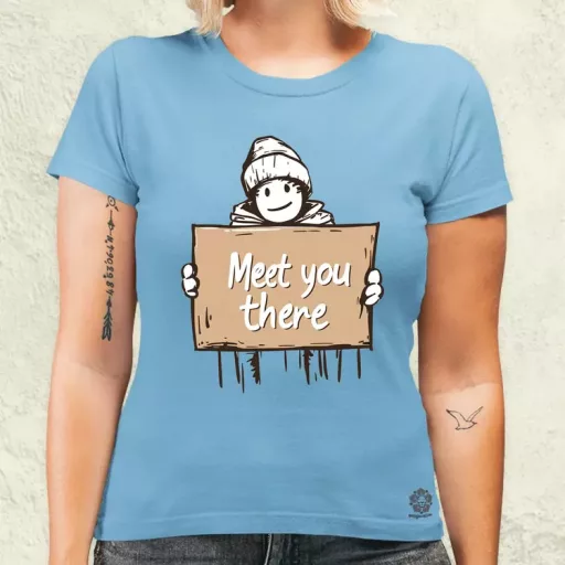 Meet you there v4 női póló