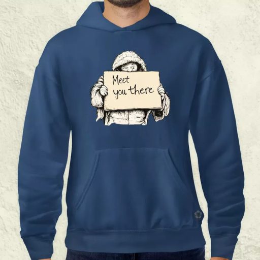 Meet you there v6 férfi pulóver