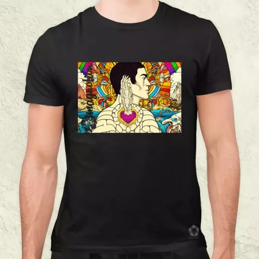 Spirituális béke v16 férfi póló
