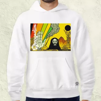 Spirituális béke v19 férfi pulóver