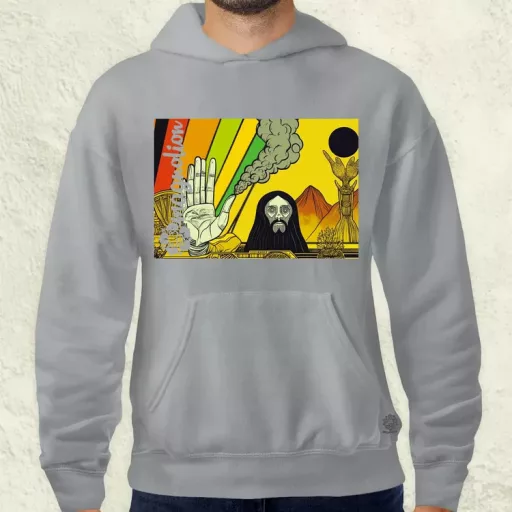 Spirituális béke v19 férfi pulóver
