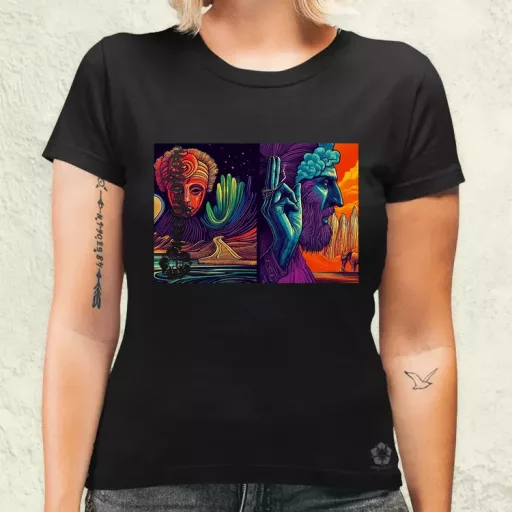 Spirituális béke v20 női póló