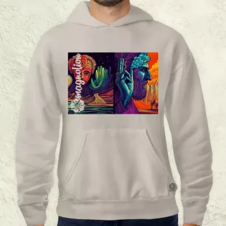 Spirituális béke v20 férfi pulóver