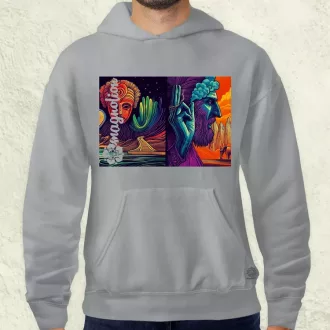 Spirituális béke v20 férfi pulóver