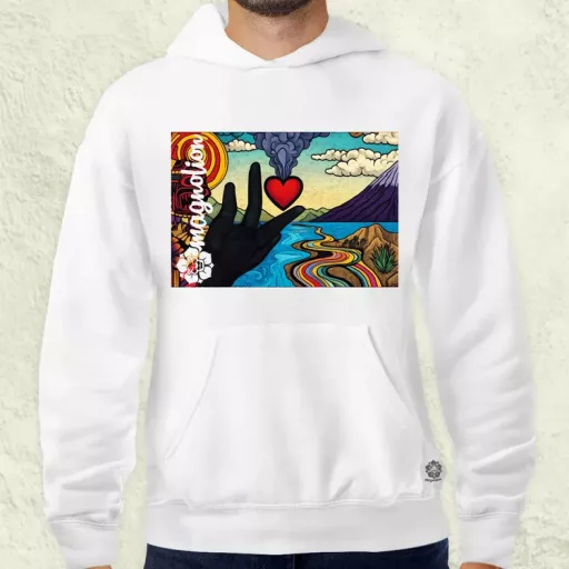 Spirituális béke v21 férfi pulóver