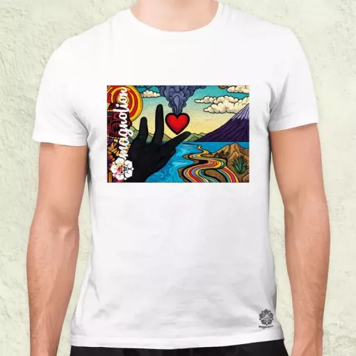 Spirituális béke v21 férfi póló