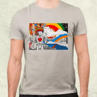 Spirituális béke v6 férfi póló