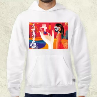 Spirituális béke v7 férfi pulóver