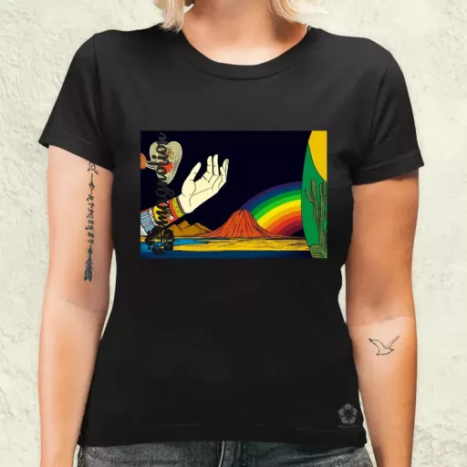 Spirituális béke v9 női póló