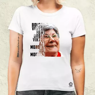 Boldog vagyok női póló